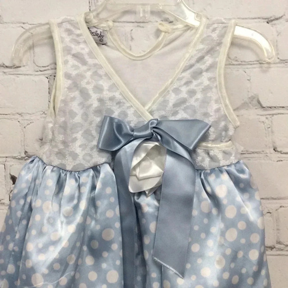 NWT Nesting Baby Blue Silk Dress size 2T - Picture 2 of 5